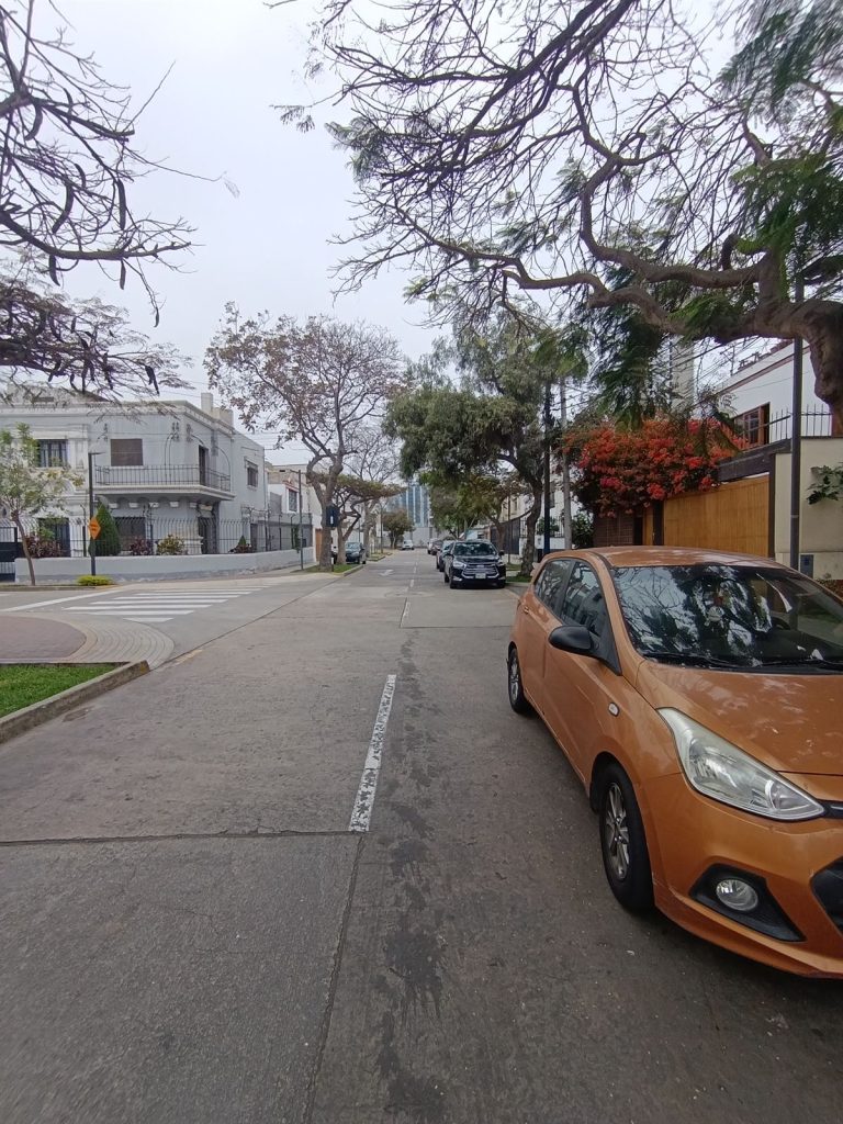 Vista de la calle, San Isidro